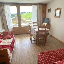 Studio cabine Les Saisies pour 5, centre station - FR-1-594-109