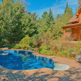 Game Room Hot Tub & Sauna in Rustic Log Cottage