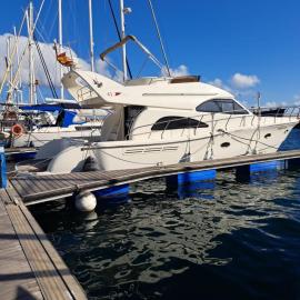 Luxury Yacht in Santa Cruz Port optional at extra cost plus Tour with Skipper & Stewardess, cocktails, food, islandwide pick-up and return, hotel in Santa Cruz de Tenerife