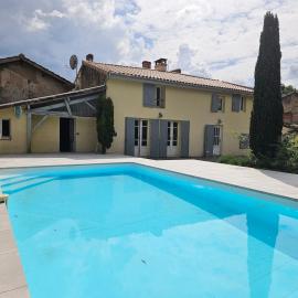 Family home with pool