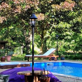 1 ou 2 chambres doubles avec piscine