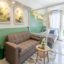 Serene Studio with Balcony, Sunset Views and City View