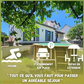 Maison paisible proche centre avec piscine – hotel w mieście Angoulême