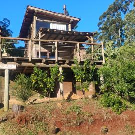 Osório में, होटल Cabana rustica logcabin com banheira aquecida