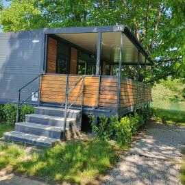 GM House, mobile house near Kolpa river
