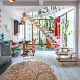 Boheme House with Bathtub & Terrace