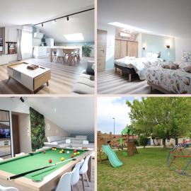 Verdun Centre - Full climatisation - 3 chambres - 7 couchages - 10 personnes - Parking Proche - Terrain 800m2 - Balnéothérapie - Air de jeux extérieurs - TOP CONFORT - Géré par PrestaZen'Services, hotel v destinácii Verdun