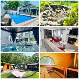 Amazing Poconos House . Sauna/Hot Tub/Private Pool, hotel in East Stroudsburg