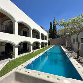 Ajijic में, होटल Serene Oasis Studio - Outdoor Salt Water Pool