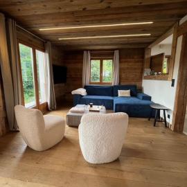 Chalet Taïga face au Montblanc et à 7min de Megève