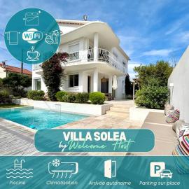 Villa Solea, piscine et Méditerranée Titre fr
