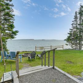 Waterfront Roque Bluffs Hideaway w/ Private Beach, hotel in Machias