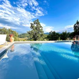 Poggelleri la cartolina su Poppi e le colline toscane, hotel v destinácii Poppi