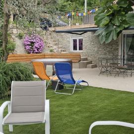 Appartement dans villa 4 personnes avec jacuzzi au calme, Hotel in Carros