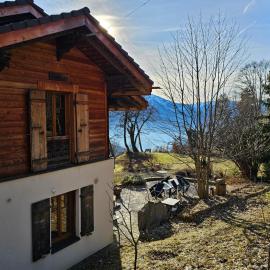 Grand chalet rustique à Gryon, avec vue et cheminée, khách sạn ở Gryon