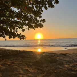 Oceanfront Retreat w- Terrace, Direct access to Beach & BBQ, hotell sihtkohas Mayagüez