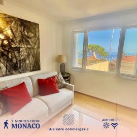 Comfortable 1-Bedroom Apartment Near Monaco, hotel in Roquebrune-Cap-Martin