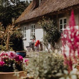 Idillyc summer and winter house on horse farm – hotel w mieście Dronningmølle
