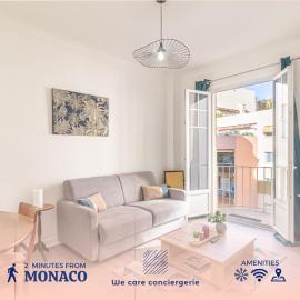 Quiet & Chic 5m to Monaco, 200m to Casino