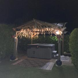 Annexe in lymington with private use of hot tub
