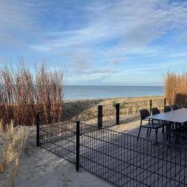 Enkhuizer Strand BeachHouse Panoramadeck mit Zaun Nr 415