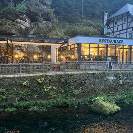 Pension Soutěsky: Hřensko şehrinde bir otel
