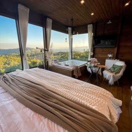 Top Cabana Romântica Serra Catarinense - Anitápolis SC, hotel en Anitápolis