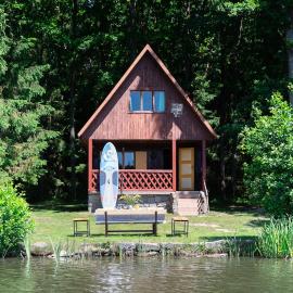 FOREST, lake, FIREFLIES, campfire - WHAT ELSE, hotel in Jindřichŭv Hradec