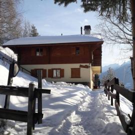 Sunny and spacious apartment in chalet Faigaux in Veysonnaz situated in quiet area with magnificent mountain views โรงแรมในVeysonnaz