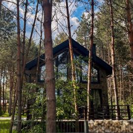 WILLA LABA CHAŃCZA nad zalewem, domek w lesie z opcją balii, jacuzzi do 10 osób, wieczory panieńskie, hotel in Życiny