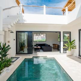 Villa Onetti - Luxury Villa with Private Pool, Rooftop & Rice Field Views