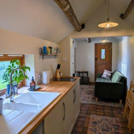 The Piggery, located at the foot of the Malvern's, hotel in Mathon