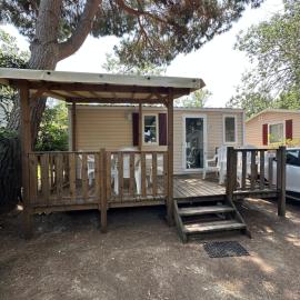 Mobil Home climatisé 2 chambres Sous les pins