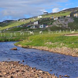 Oldshoremore Croft Cabins، فندق في Oldshore