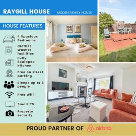 Raygill House By Furnished Accommodations 4BR Shadwell House Ideal for Contractors & Relocations Families