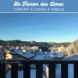 Confortable Studio de montagne avec loggia et jolie vue Les Rousses "Le Flocon des Cimes" Station de ski familiale Jura 39
