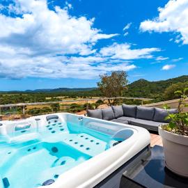 Maison Mawie - Vue montagne piscine jacuzzi