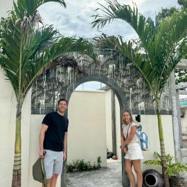 Madi Beach Guesthouse, hotelli kohteessa Maalhos