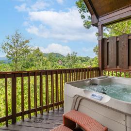 Mountain Mischief Hot Tub Games Cozy Fireplace