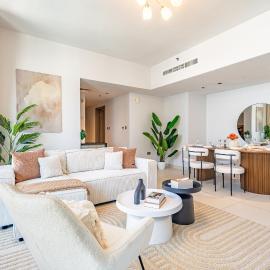 Families & Groups Paradise - 3 min walk to Reem Central Park and Beach - 10 people - Big Balcony - High Floor