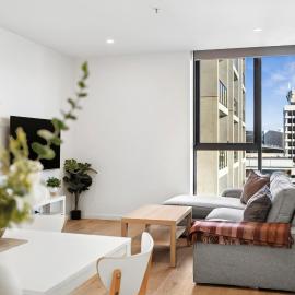 Patio Mt view 1BR apt in CBD near ANU and museum with free parking and WiFi