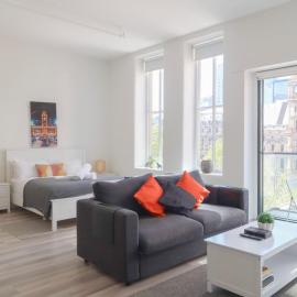 The Clocktower Light and Airy Studio on Bourke St