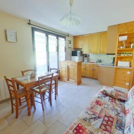 Appartement confortable avec terrasse et Wi-Fi aux Rousses - FR-1-834-1