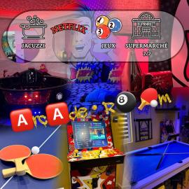 ArCaDe RoOm Jacuzzi, Arcade, Billard, Ping Pong