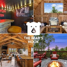 Couples Retreat, Sauna, Hot Tub, Speakeasy, Views, hotel din Cherry Log