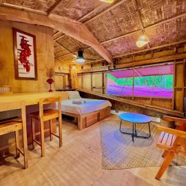 Banana Kubo, Private Native Cottage, Beach Access, Queen Bed, AC, WiFi