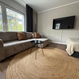 Helles Design-Apartment mit Balkon am Grugapark mit Self-Check-in，Essen的飯店