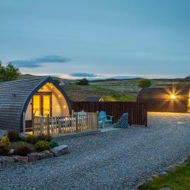 Loch Ewe Luxury Pods, hotel en Mellon Charles