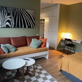 Liten lägenhet med gångavstånd till badstrand