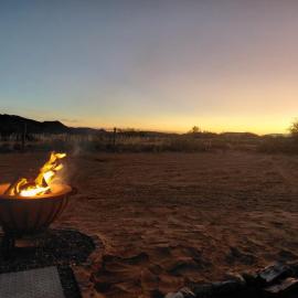 Karoo Stone camper, hotel Ladismithben